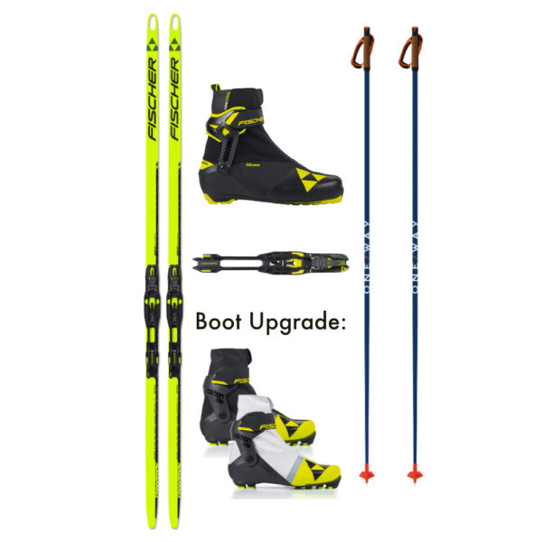 Fischer Helium Skate Ski Package