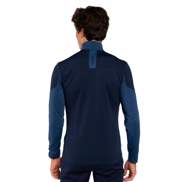 Swix Infinity Light 1_2 Zip Mens Lake Blue Back