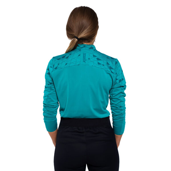 Swix Infinity Light 1_2 Zip Wmns Teal Back