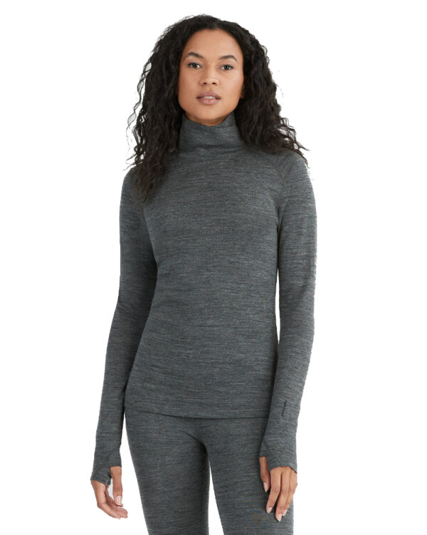 Terramar Ultra Merino Turtleneck Gray