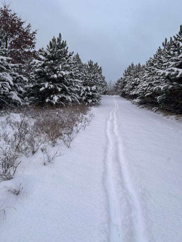 early Season snow manitou trail xc ski hq